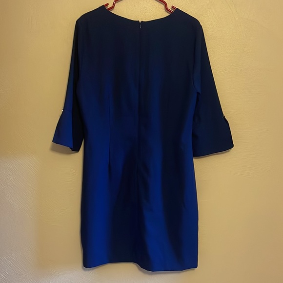 Banana Republic Factory blue swing dress size 12 - Picture 2 of 5